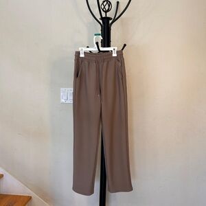 Fleece Lined Wrinkle Free Sheen Pull On Thermal Warm Pants 2 Deep Pockets